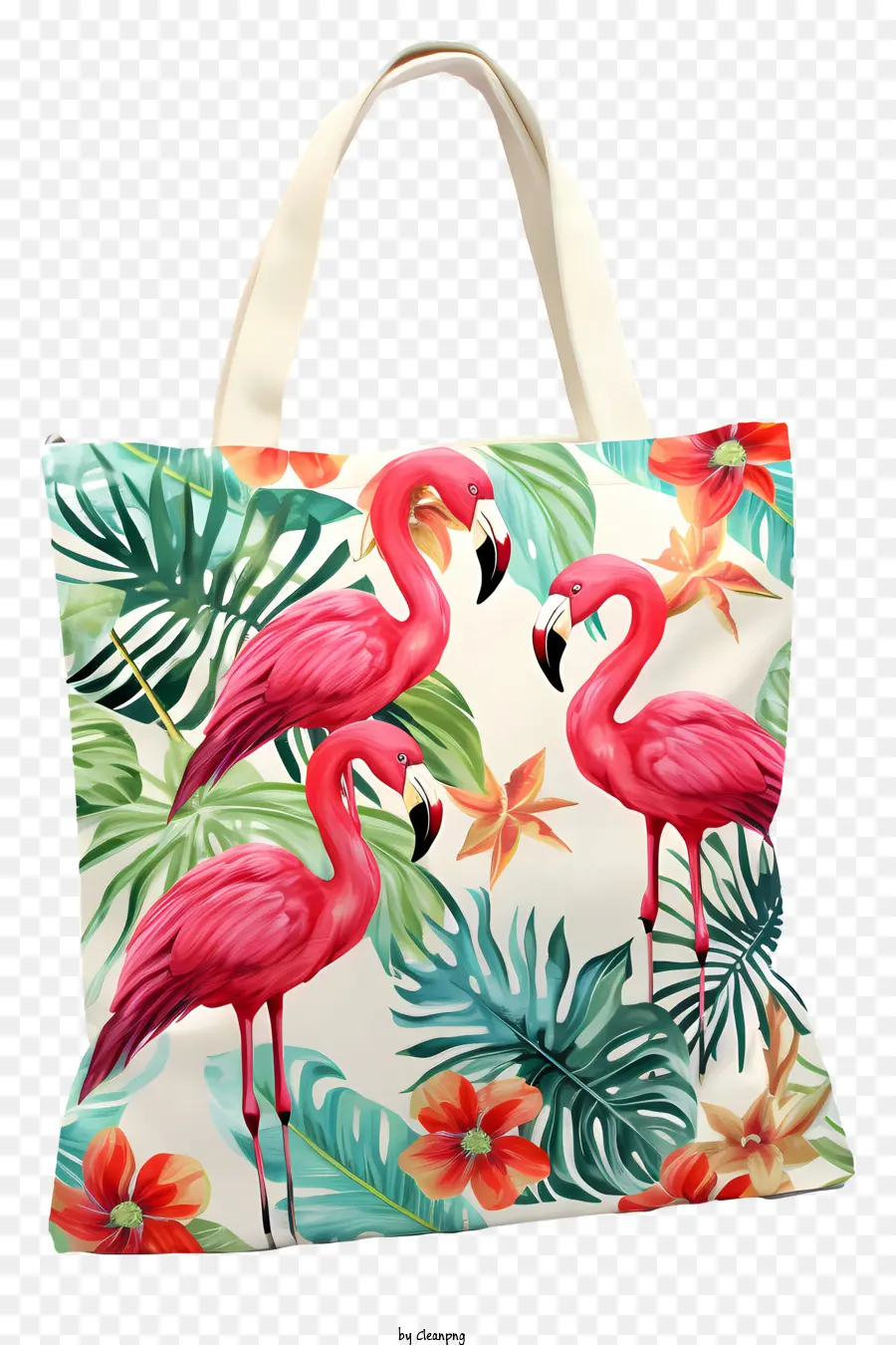 Saco De Tote，Padrão De Flamingo Rosa PNG
