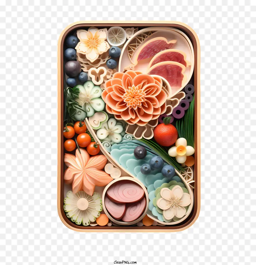 Caixa De Bento，Sushi PNG