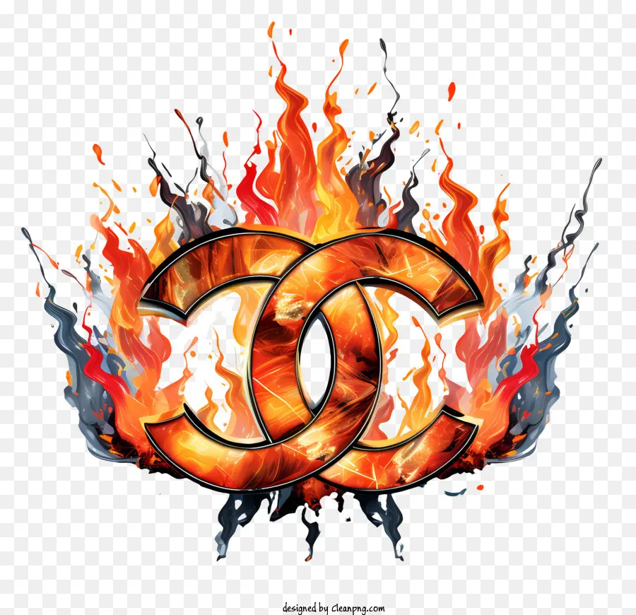 Chanel Logotipo，Logotipo Que Arde PNG