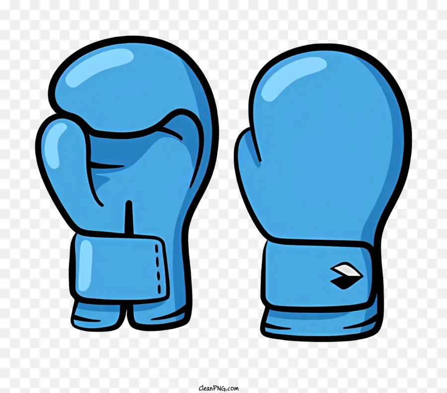 Luvas De Boxe，Luvas De Boxe Azul PNG