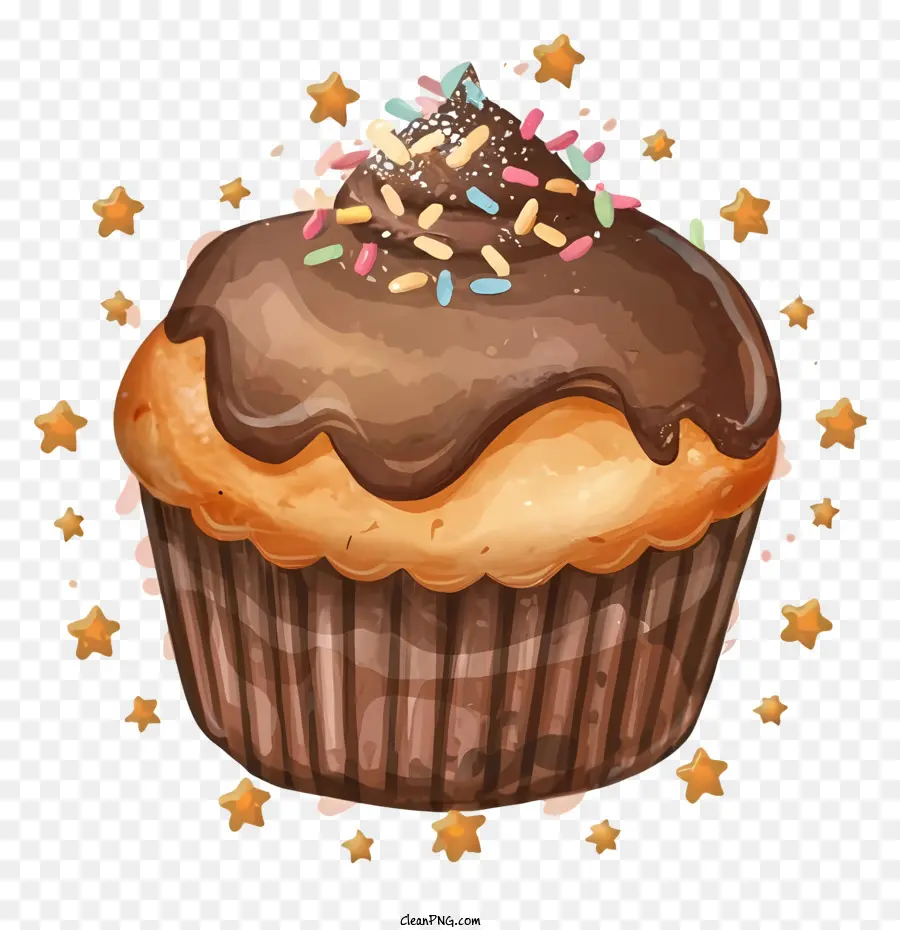 Desenho Animado，Bolinho De Chocolate PNG