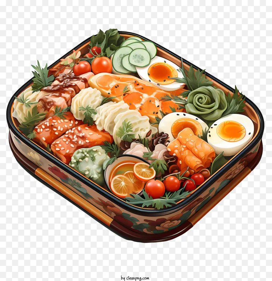 Caixa De Bento，Culinária Japonesa PNG