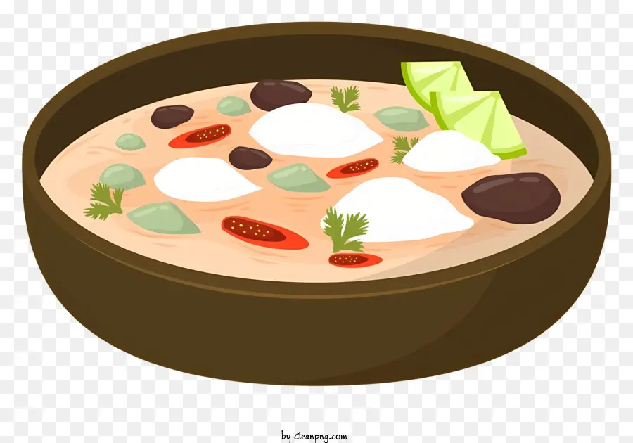 Comida Tailandesa，Tigela De Sopa PNG