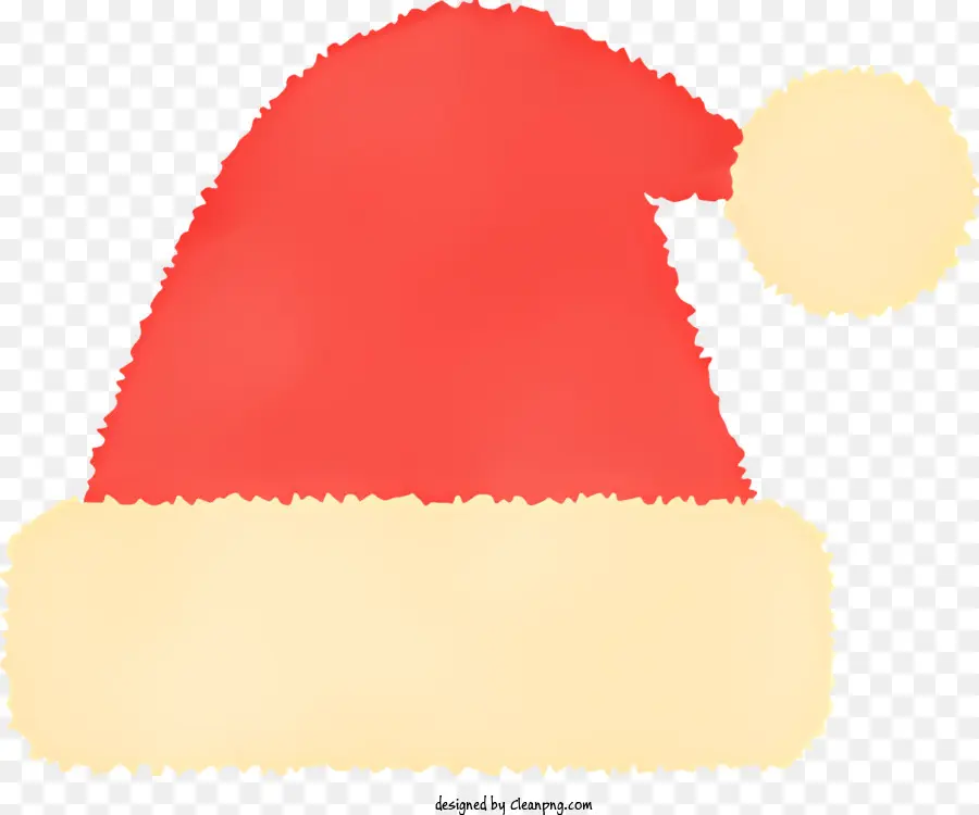 Chapéu Listrado Vermelho E Branco，Papai Noel Hat PNG