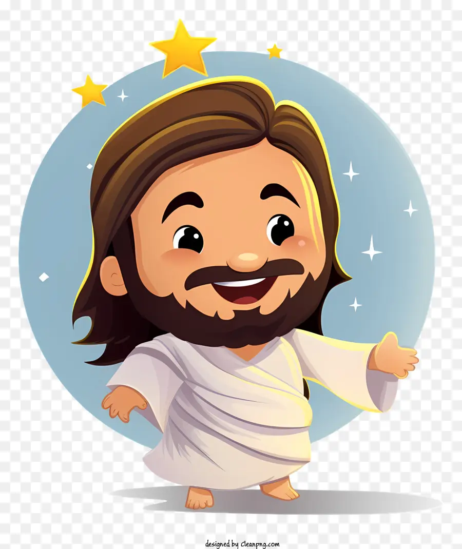 Cartoon Jesus Baby，Jesus PNG