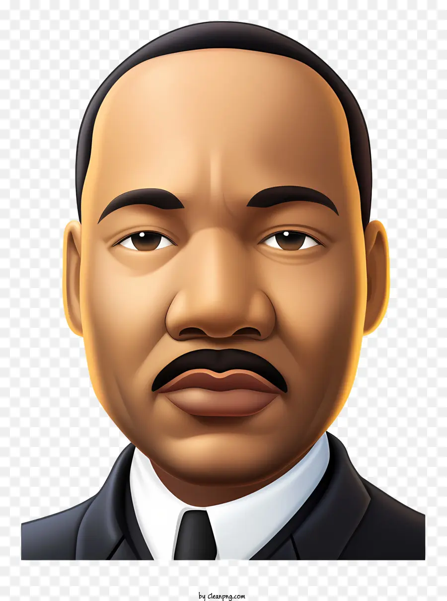 Martin Luther King Jr Dias，Homem De Terno Preto PNG