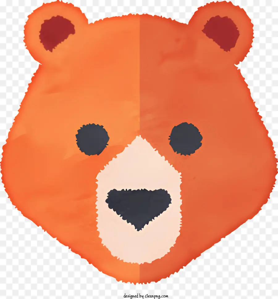 Cartoon，Urso Rosto PNG