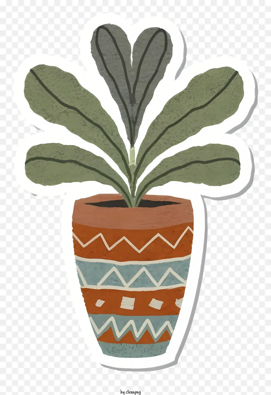 Desenho Animado，Planta Em Vaso PNG