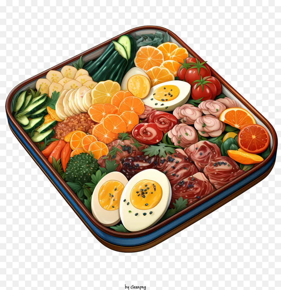 Caixa De Bento，Frutas E Legumes PNG