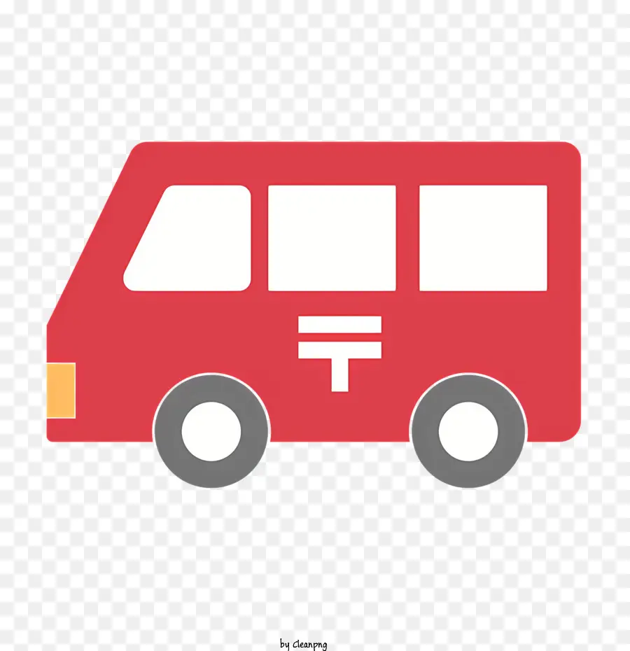 Cartoon，Red Bus PNG