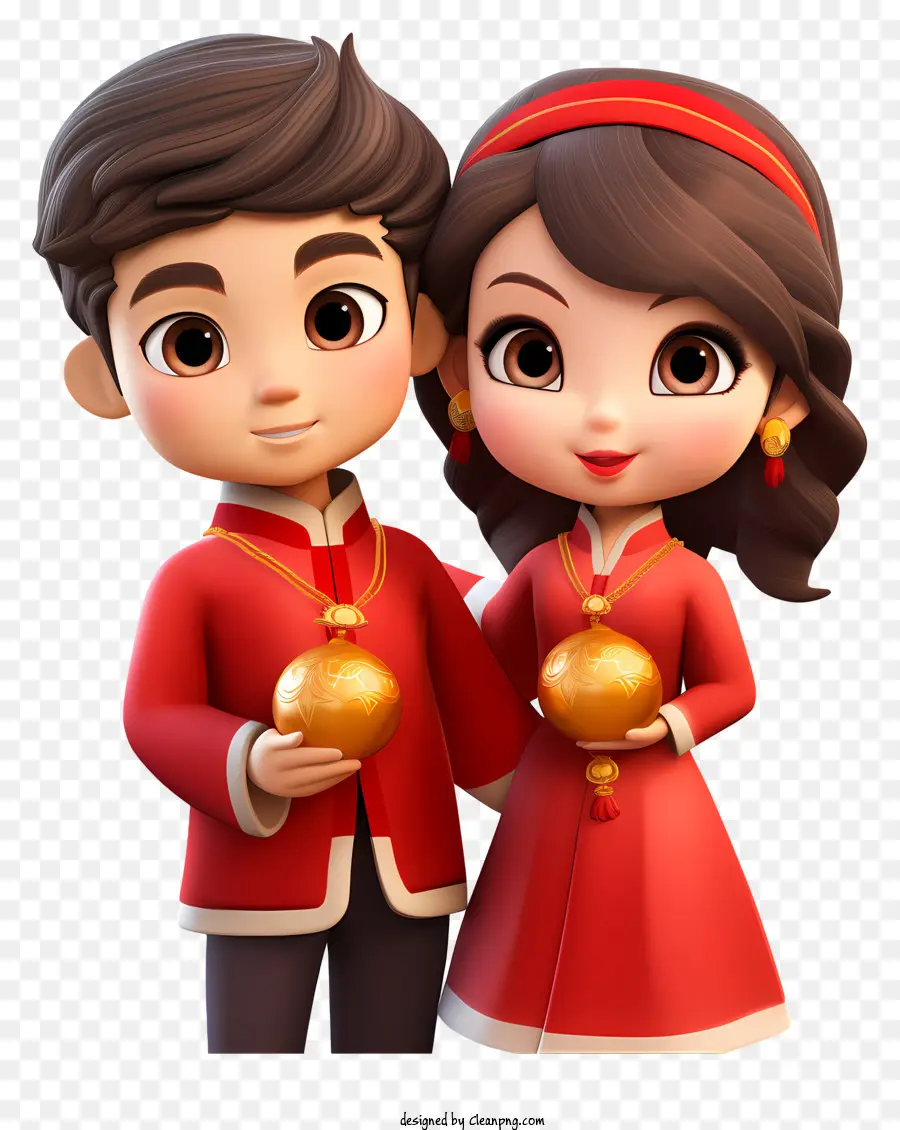 Ano Novo Chinês，Casal PNG