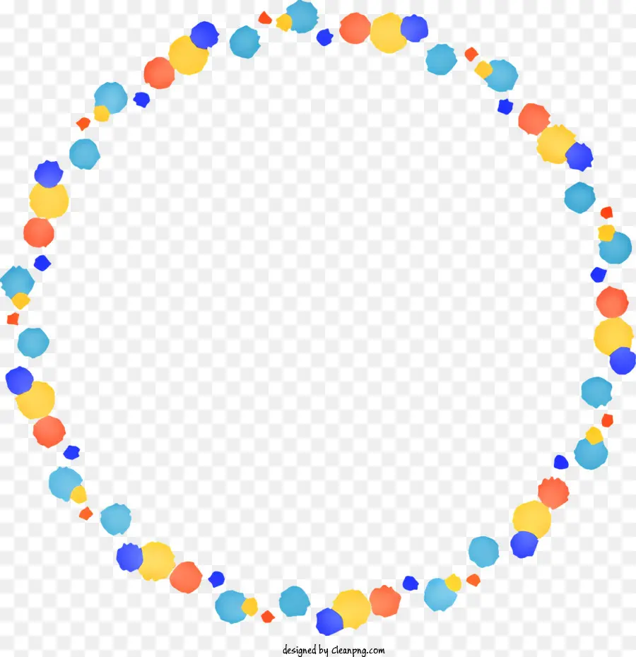 Circular Quadro，Círculos Coloridos PNG