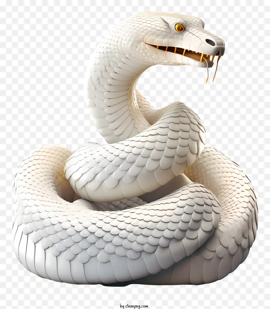 Dia Da Serpente，Serpente Branca PNG