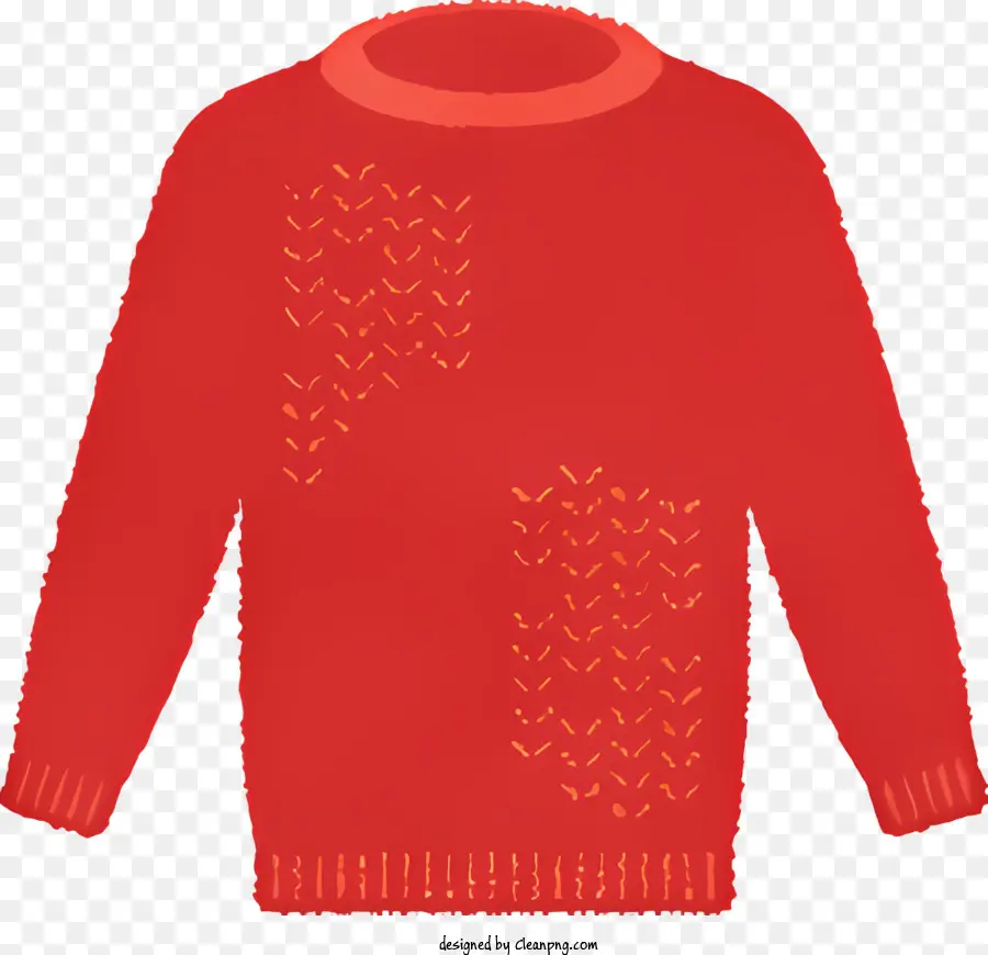 Suéter Vermelho，Jumper PNG