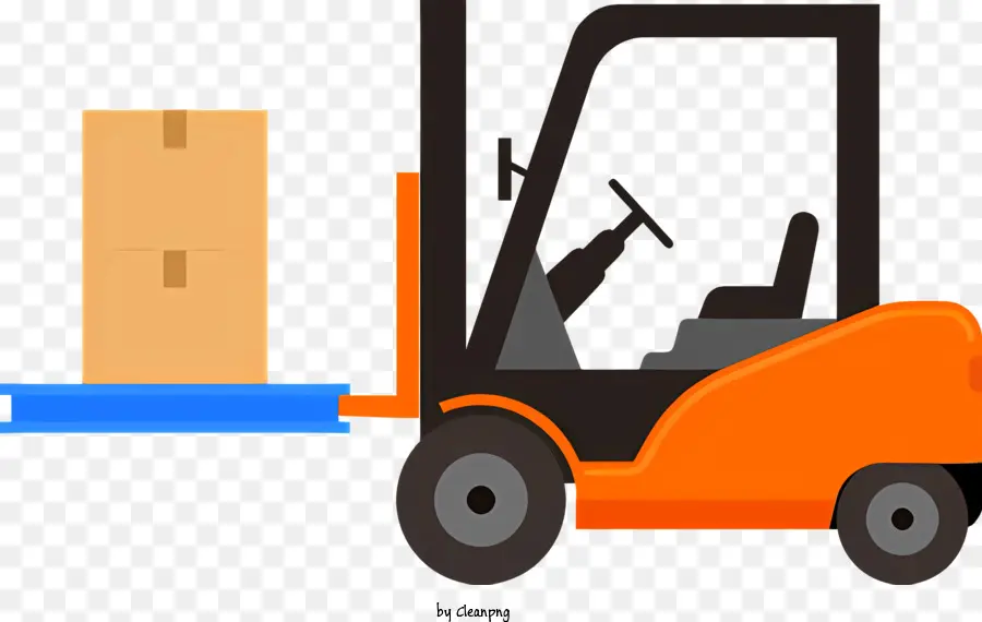 Cartoon，Forklift Truck PNG