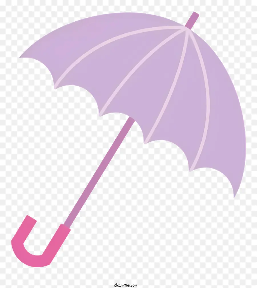 Desenho Animado，Guarda Chuva Roxo PNG