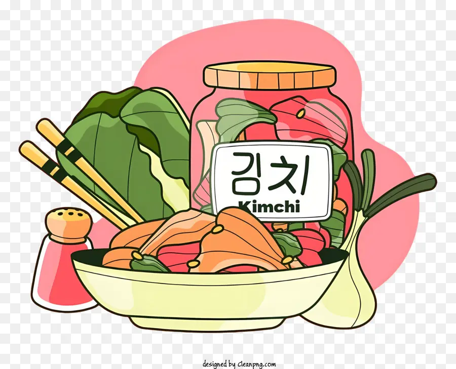 Coreia Alimentos，Kimchi PNG