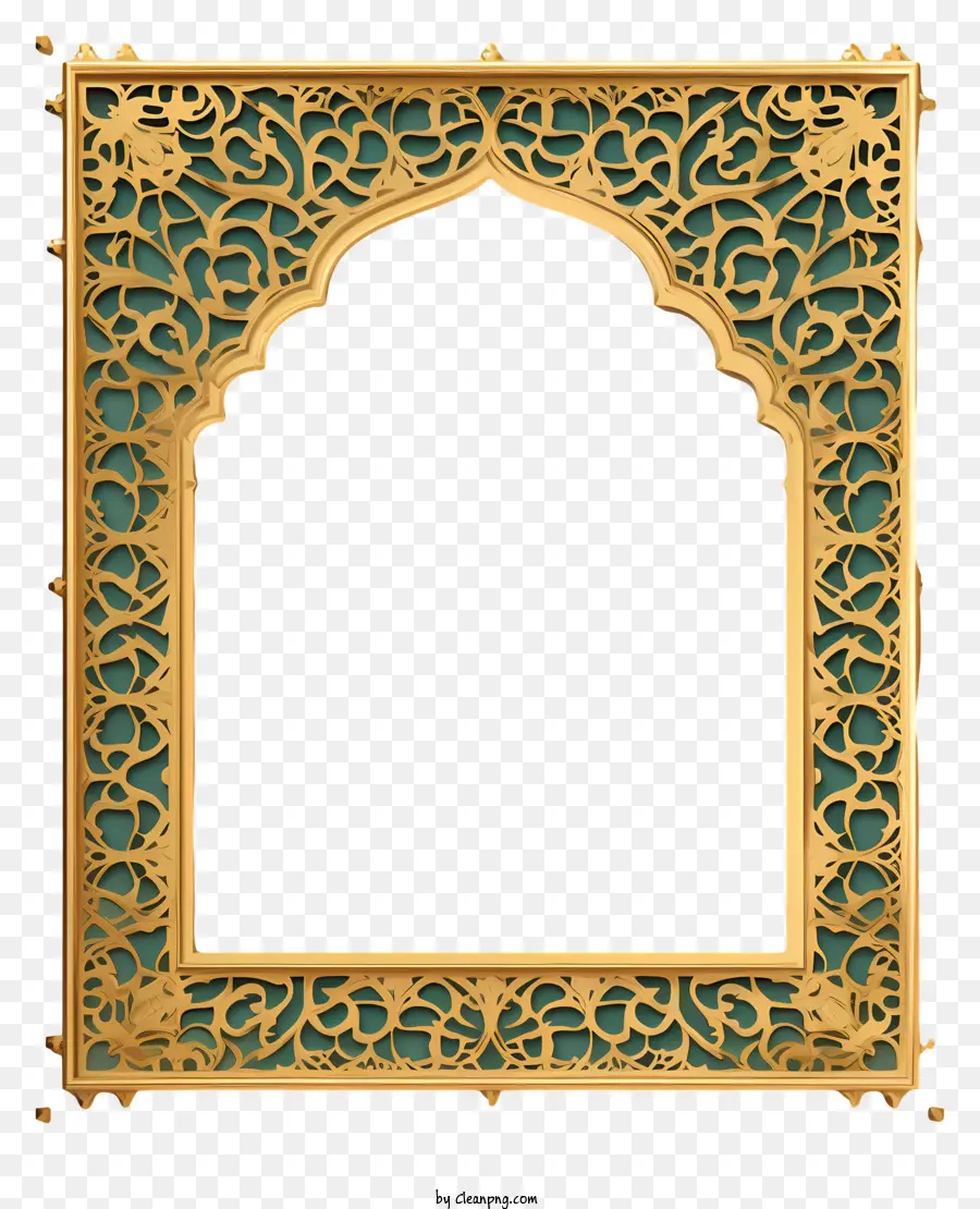 Quadro Islâmico árabe Em 3d Realista，Quadro Ornamental PNG