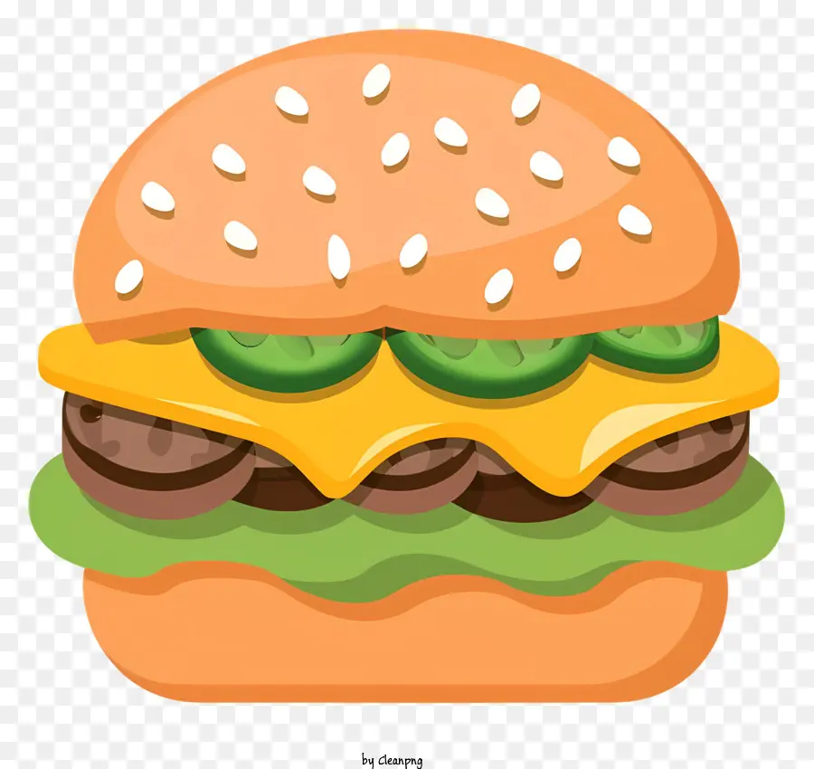 Cartoon，Burger PNG