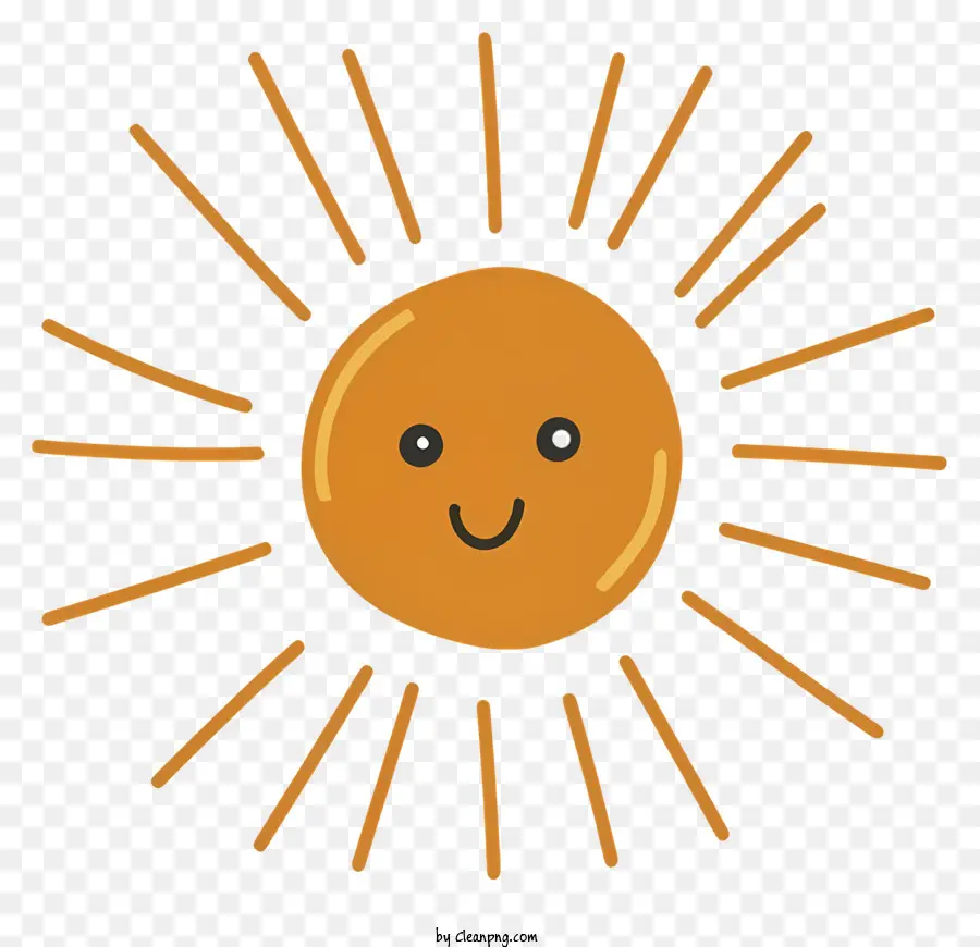 Cartoon，Sol Sorrindo PNG