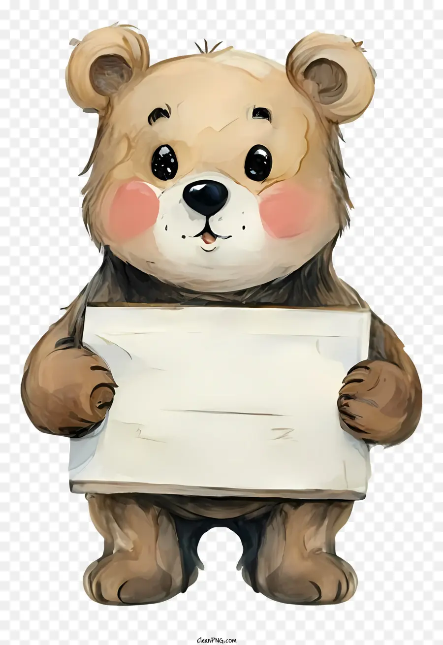 Desenho Animado Do Urso，Cor De Rosa Nariz PNG