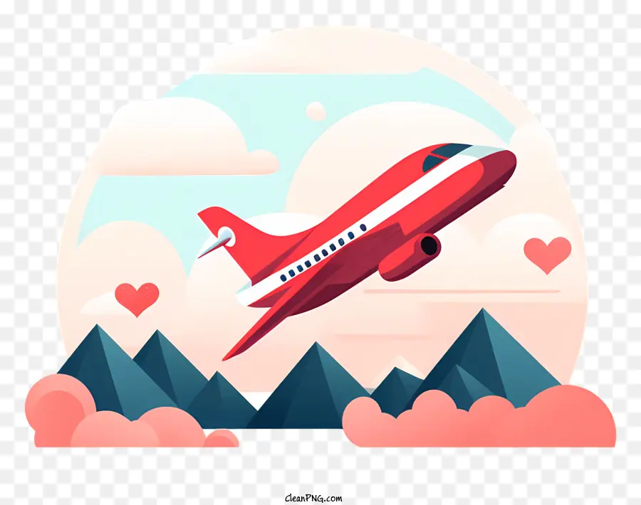 Avião De Namorado，Amor PNG