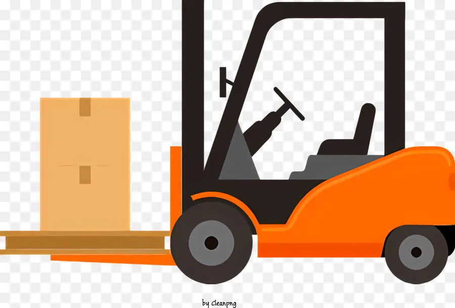 Cartoon，Forklift Truck PNG