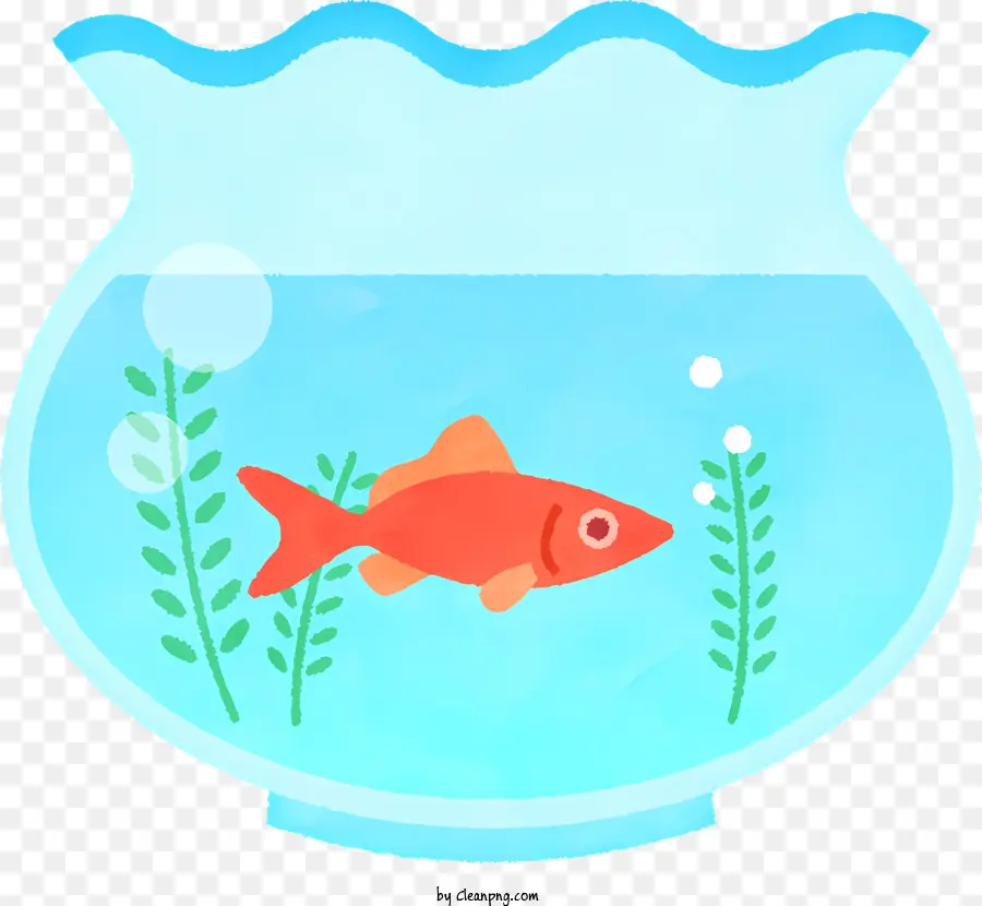 Cartoon，Fish Bowl PNG
