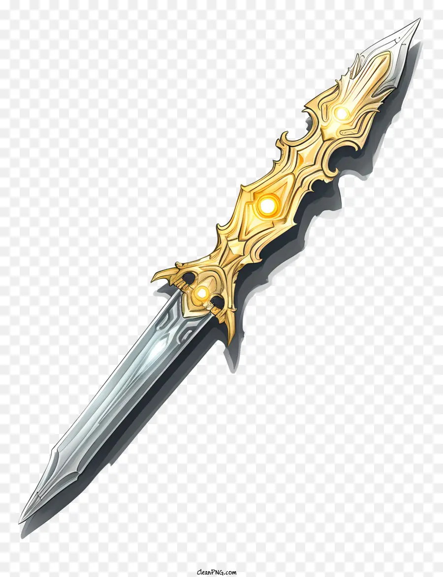 Esboçar Espada De Diamante，Espada Flamejante PNG