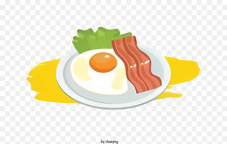 Comida，Bacon E Ovos PNG