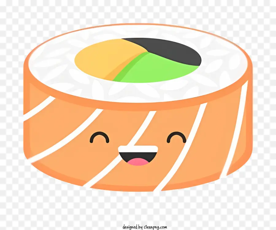 Coreia Alimentos，Cartoon Sushi PNG