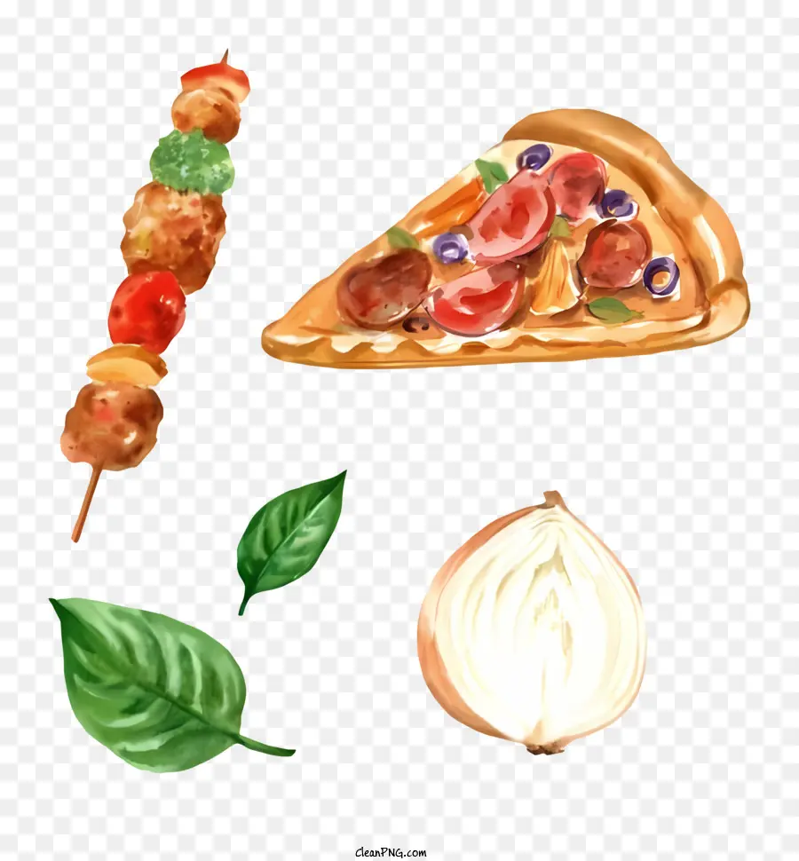 Comida，Fatia De Pizza PNG