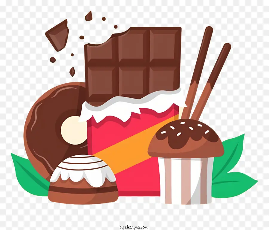 Dia Do Bolo De Chocolate，Guloseimas De Chocolate PNG