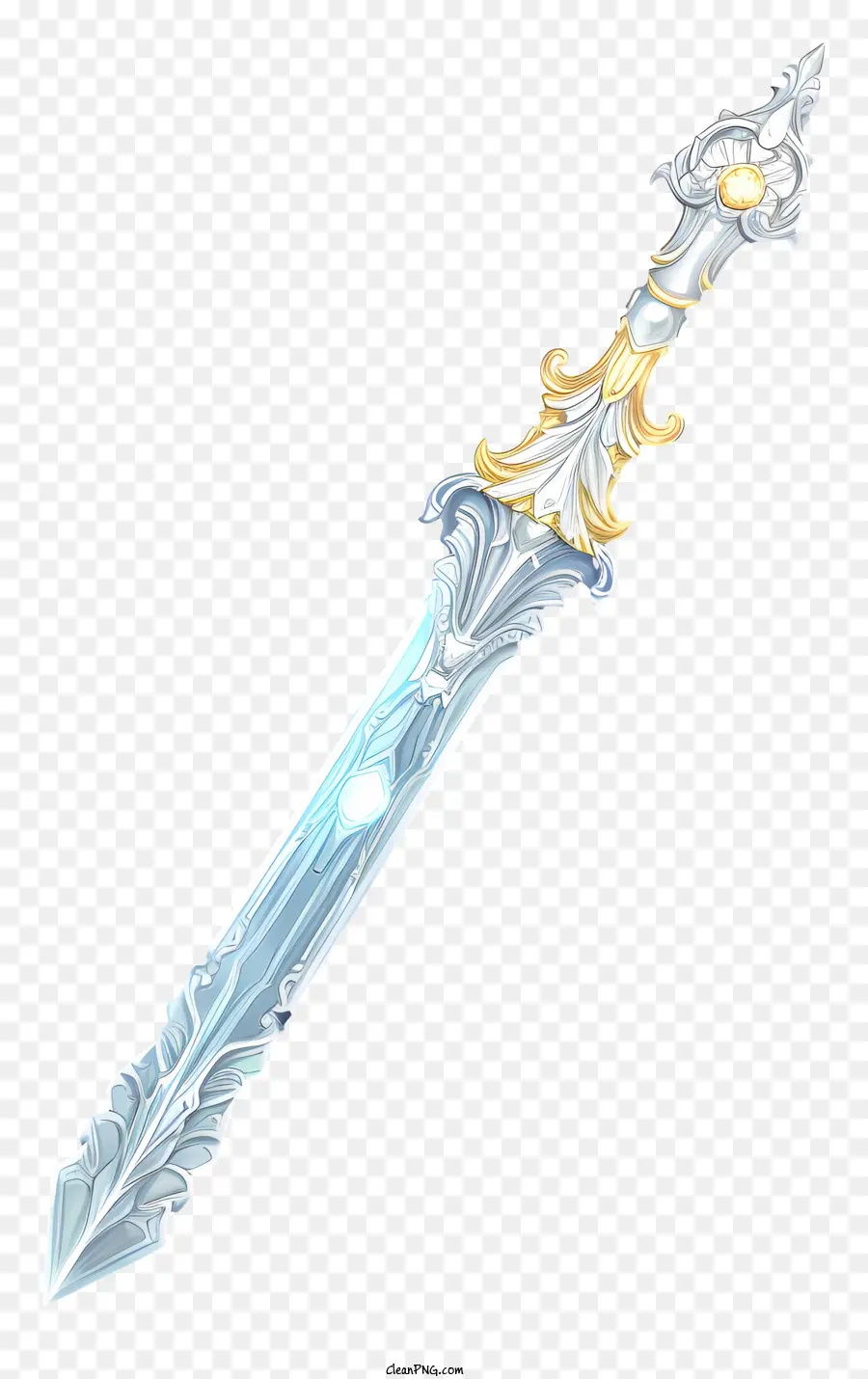 Diamond Sword No Estilo De Tiffany Bozic，Espada PNG