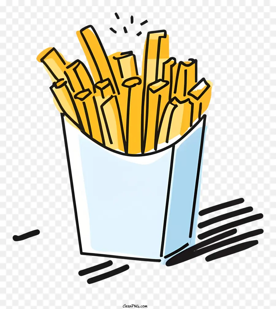 Desenho Animado，Batatas Fritas PNG