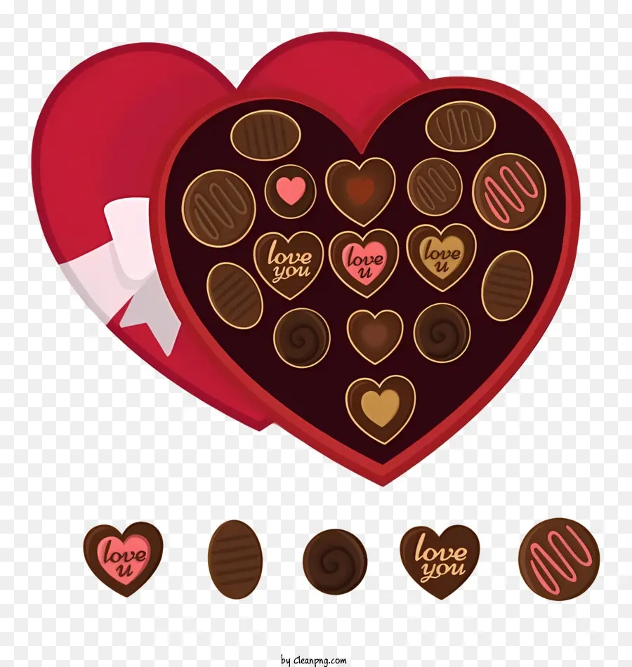 Dia Do Bolo De Chocolate，Chocolate Coração PNG