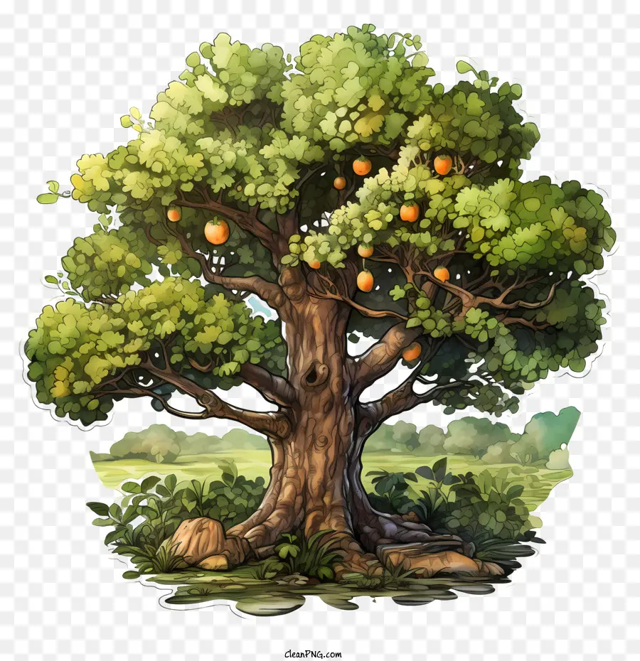 árvore De Fruto，árvore Grande PNG