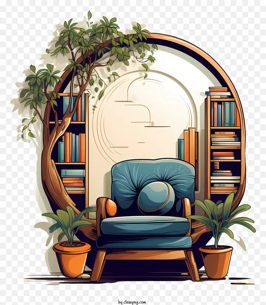 Recanto De Livro，Decoração Da Casa PNG