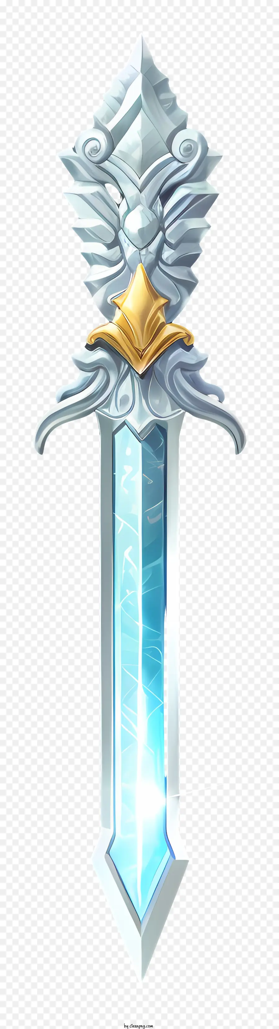 Diamond Sword No Estilo De Tiffany Bozic，Espada De Raios PNG