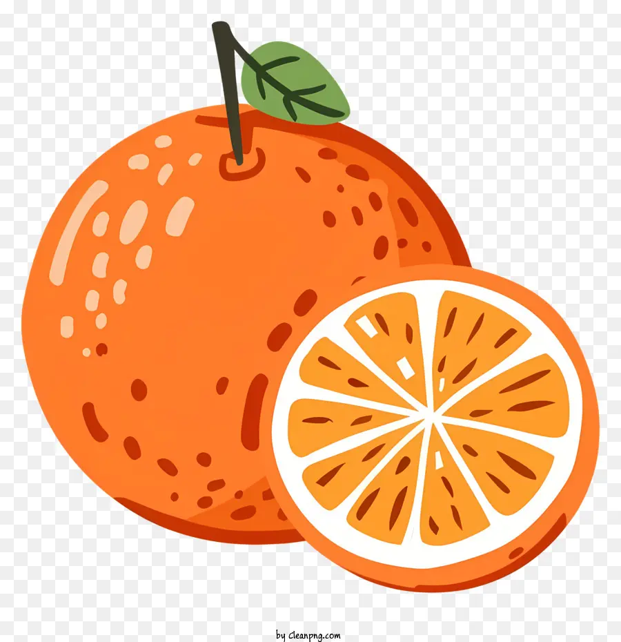 Desenho Animado，Laranja PNG