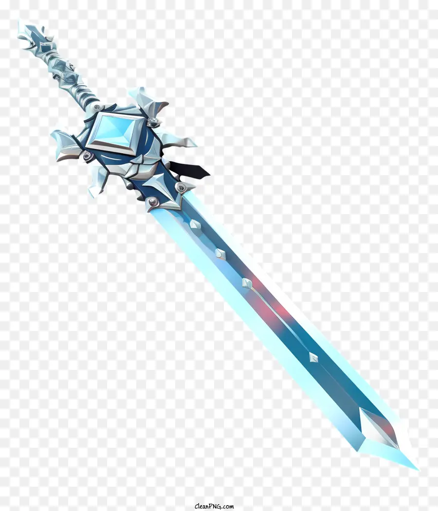 Espada De Diamante De Estilo Retrô Da Moda，Espada De Gelo PNG