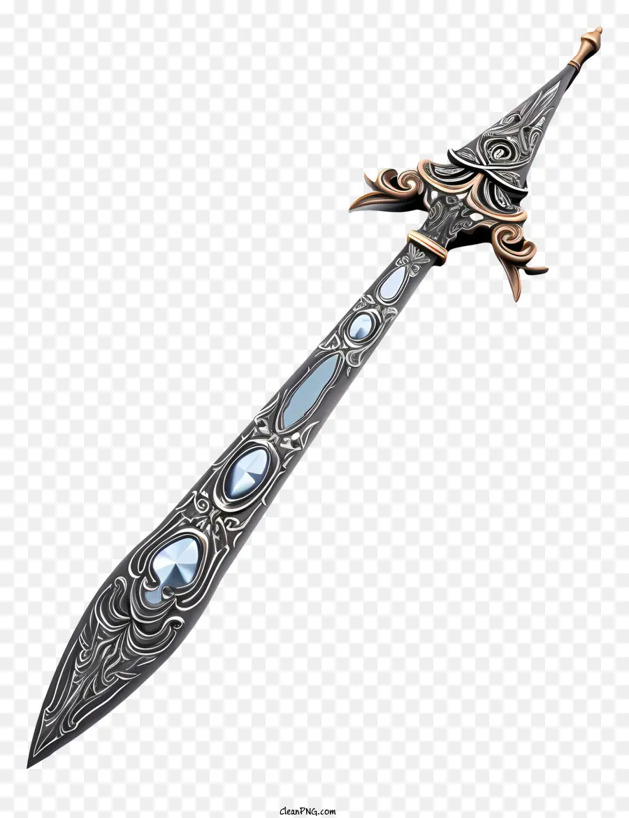 Espada De Diamante De Estilo Retrô Da Moda，Espada PNG