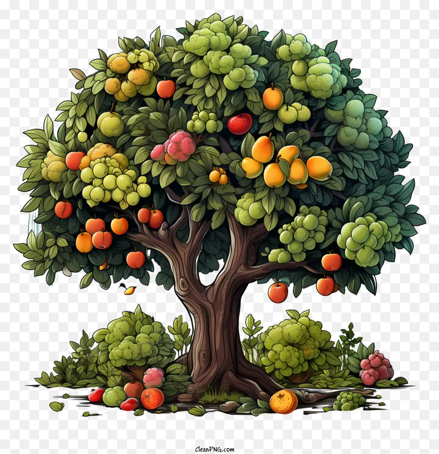 árvore De Fruto，Fruits PNG