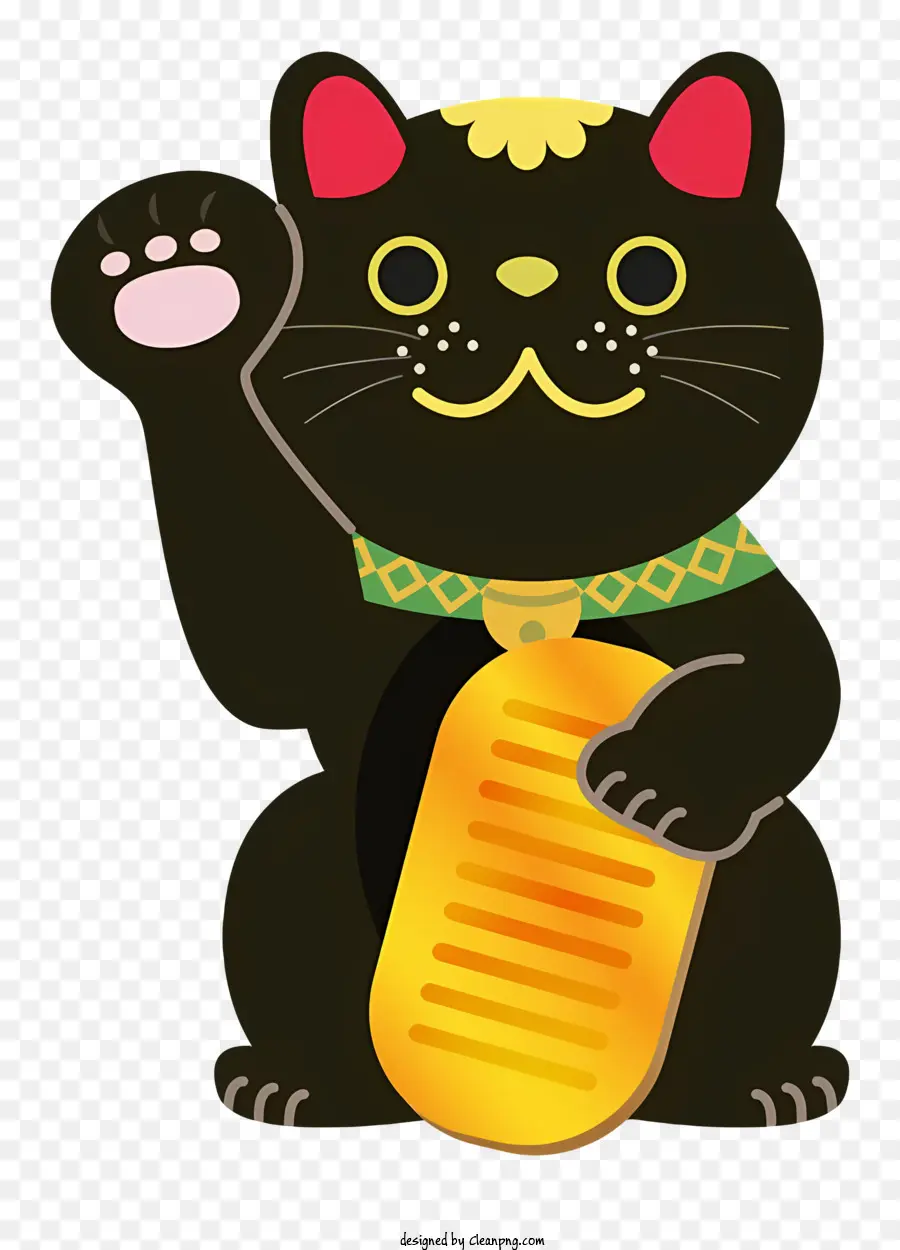 Gato Preto，Vestido Chinês PNG