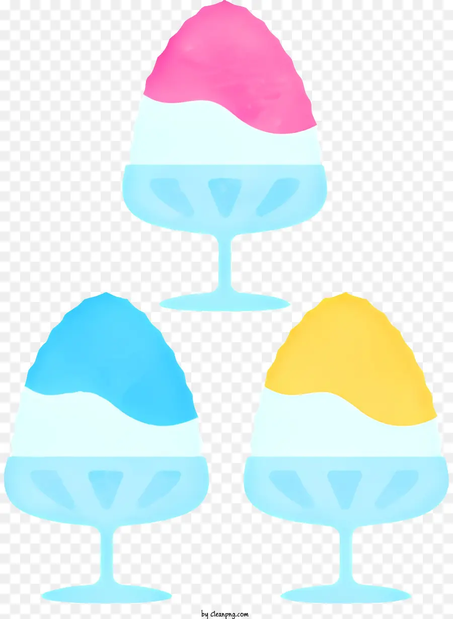 Cones De Sorvete，Sabores De Sorvete PNG