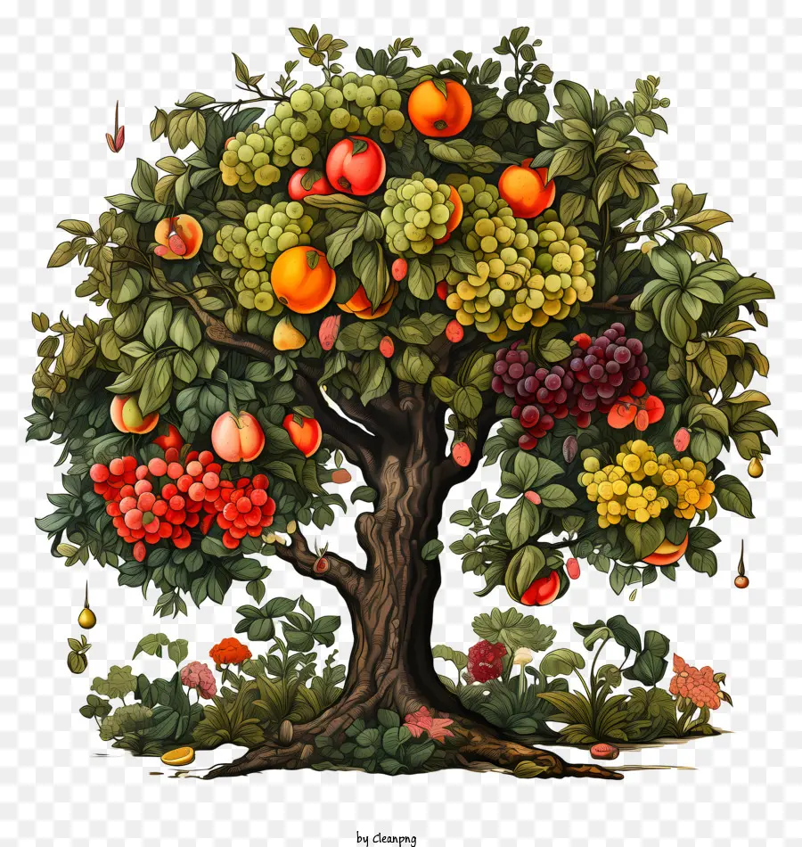 árvore De Fruto，Abundância De Frutas PNG
