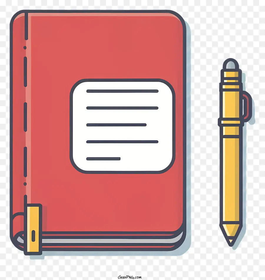 Vermelho Notebook，Caneta PNG