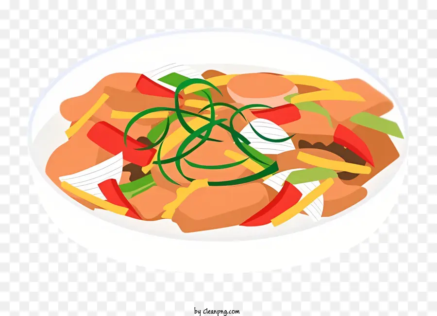 Comida Tailandesa，Macarrão Salteado PNG