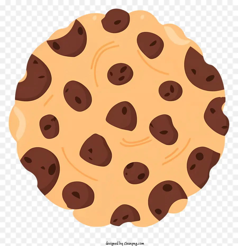 Cartoon，Chocolate Chip Cookie PNG