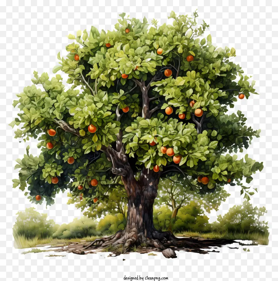 árvore De Fruto，Frutas Maduras PNG